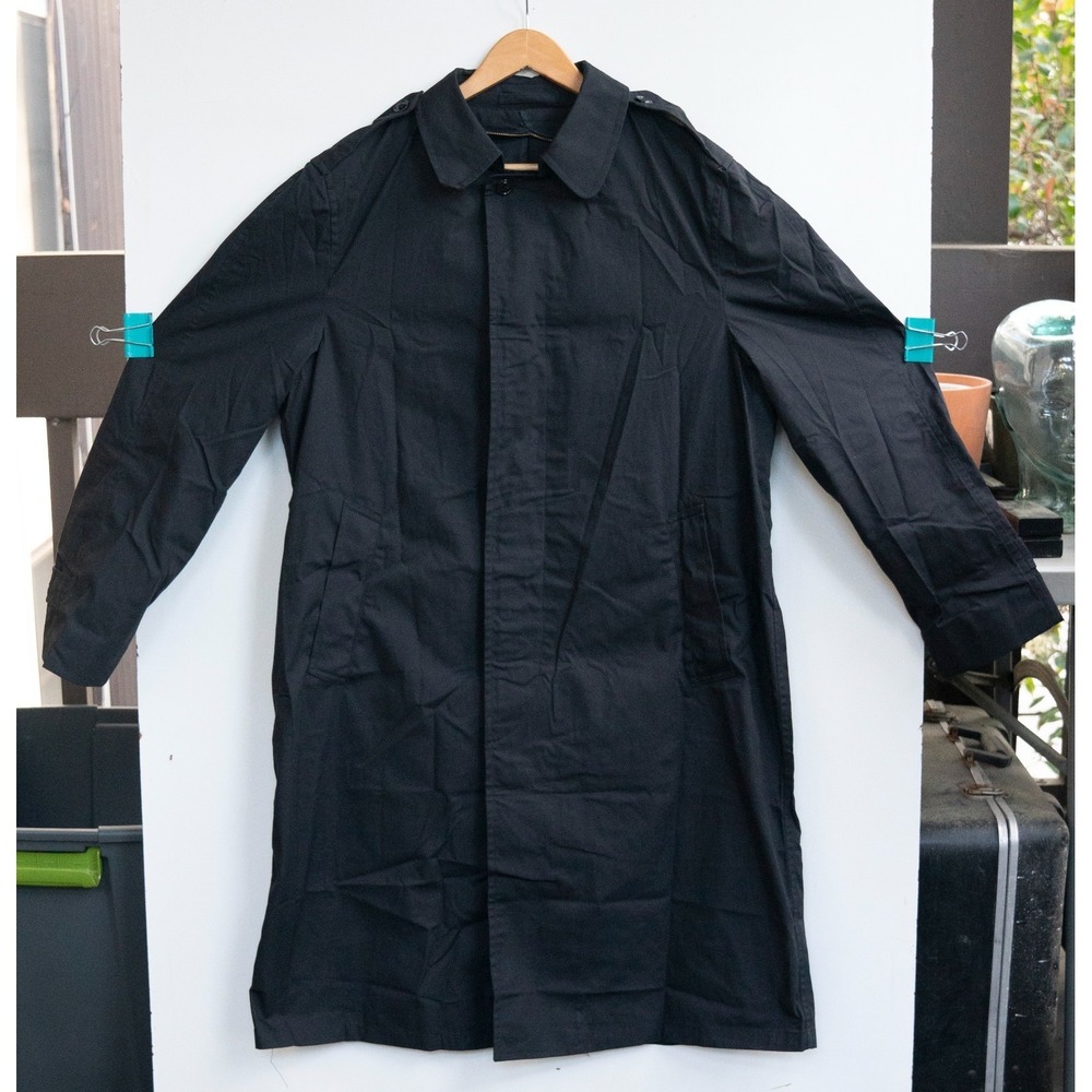 Defense Logistics Agency Black Coat Quarter Deck Collection Size 40 L - No Liner
